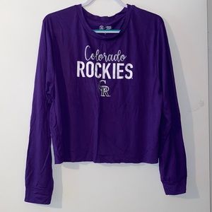 Colorado Rockies cropped shirt